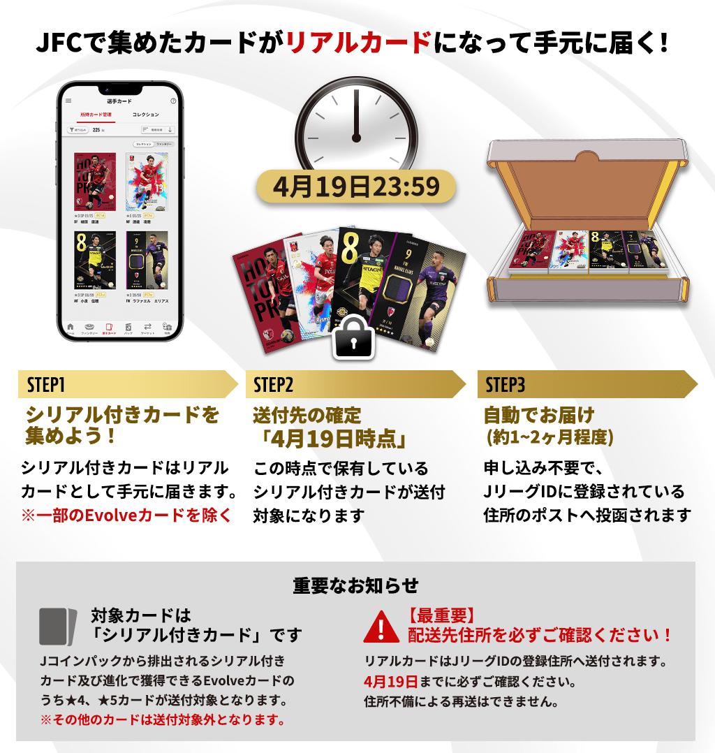 リアルカード送付サービス（β版）について – J.LEAGUE FANTASY CARD