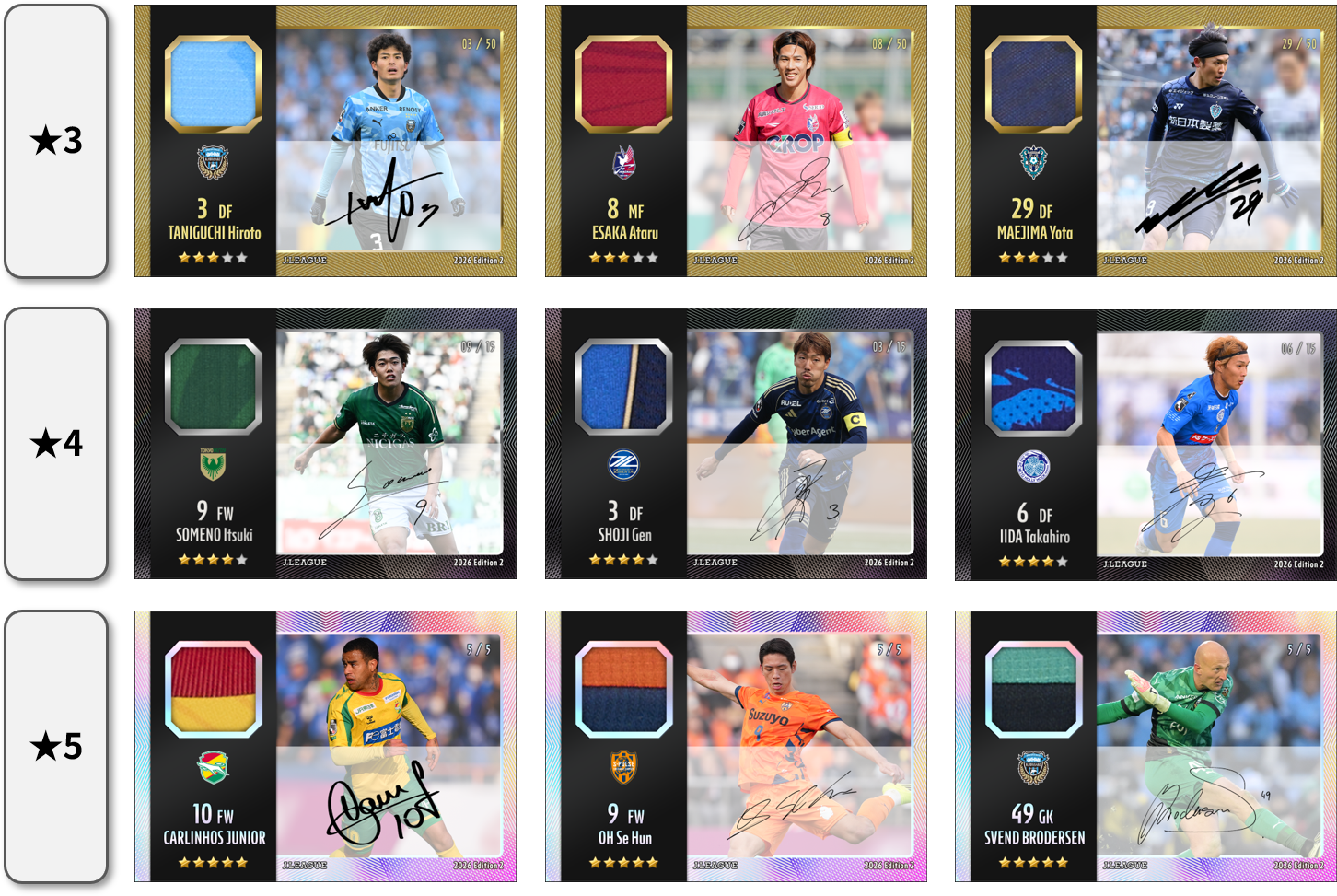 新セット】 Premium AUTO/RELIC Vol.1 – J.LEAGUE FANTASY CARD